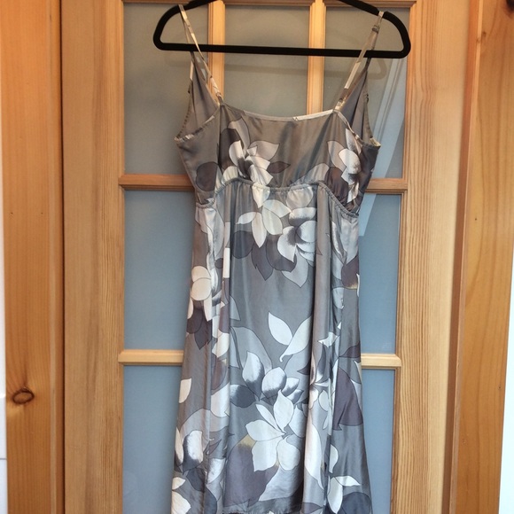 Y2K Vintage Floral Silk Slip Dress - Picture 3 of 7